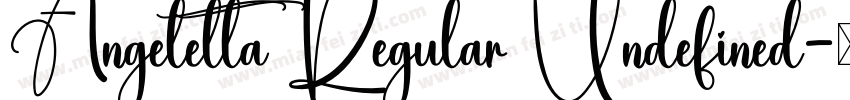 Angeletta Regular Undefined字体转换
